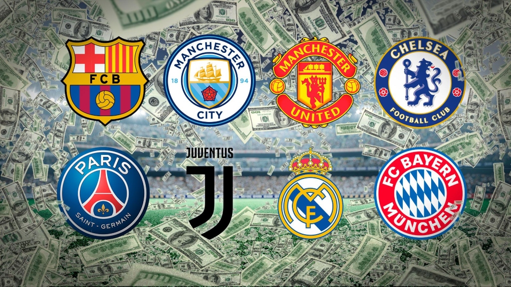 Los clubes de fútbol más ricos del mundo
